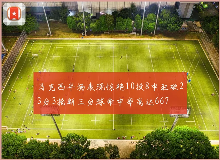 马克西半场表现惊艳10投8中狂砍23分3抢断三分球命中率高达667