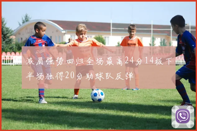 浓眉强势回归全场最高24分14板下半场独得20分助球队反弹